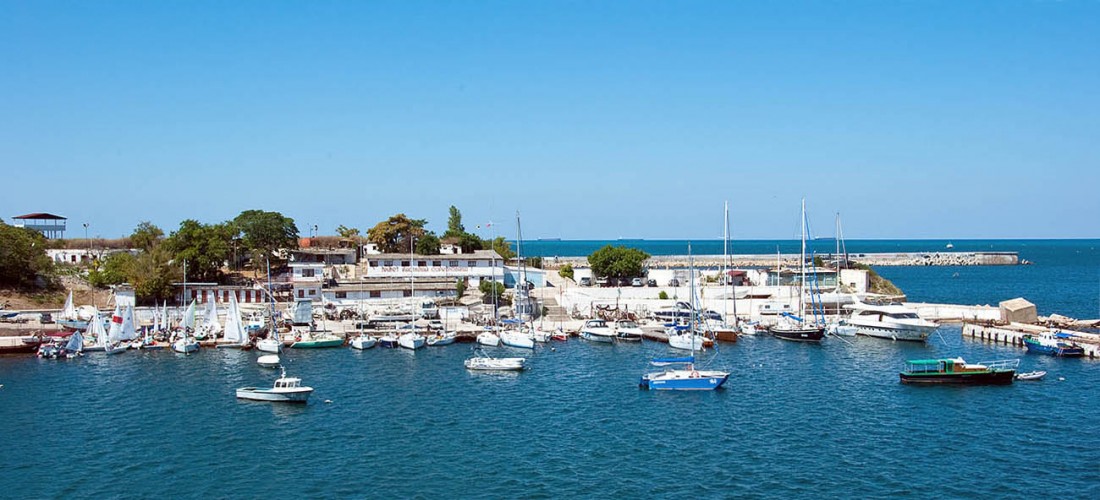 Yacht club in Sevastopol, Ukraine