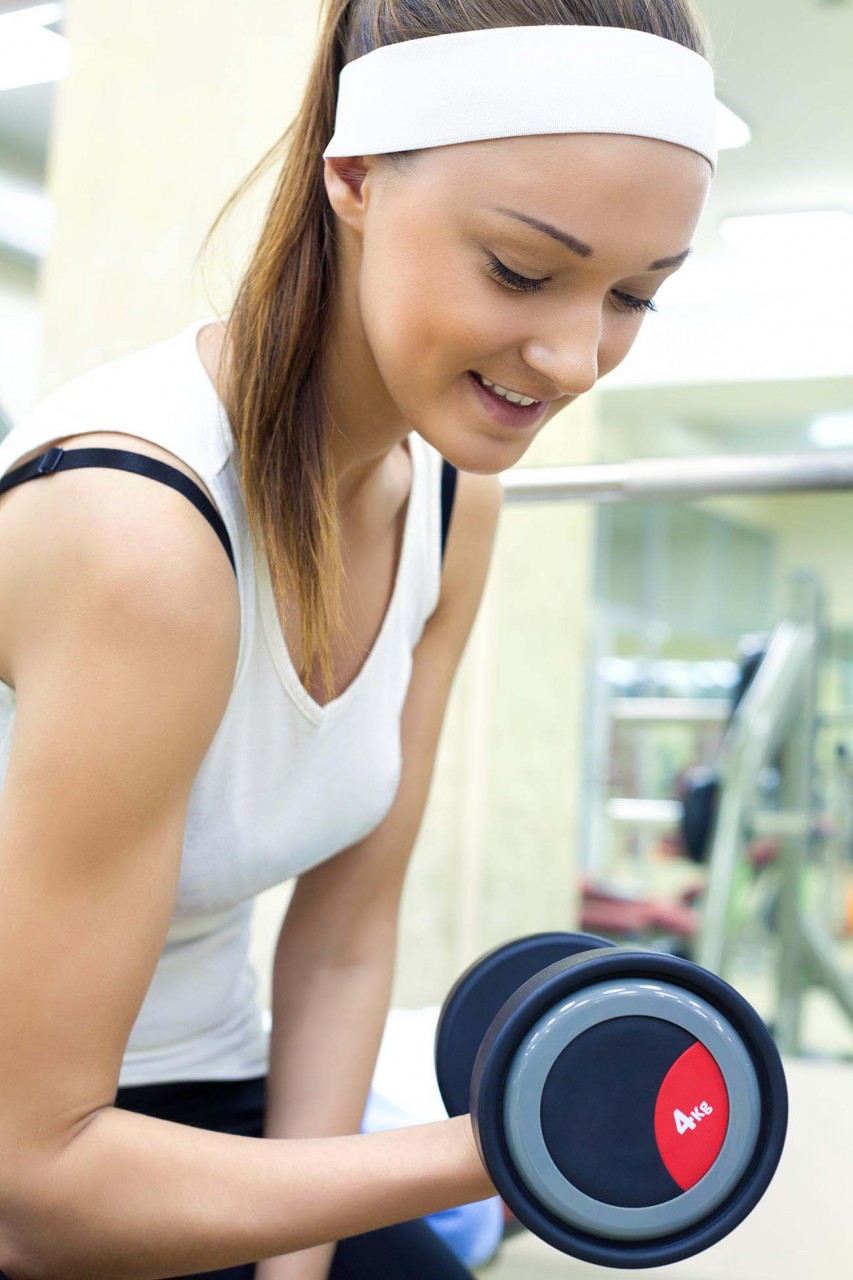 woman in gym