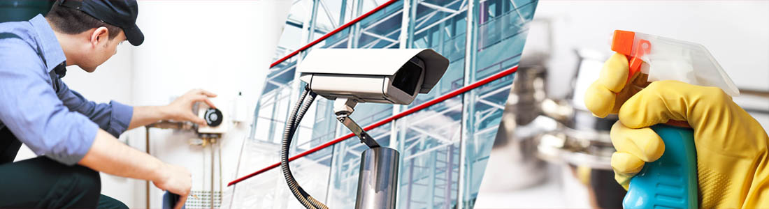 Security Camera in a Modern Office