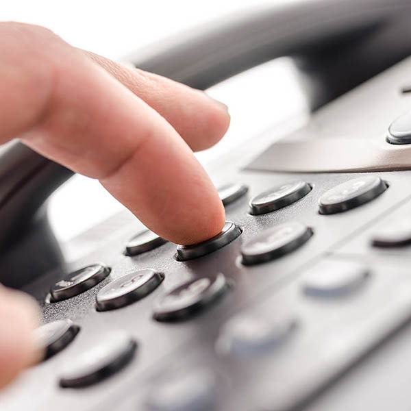 Telephone keypad detail