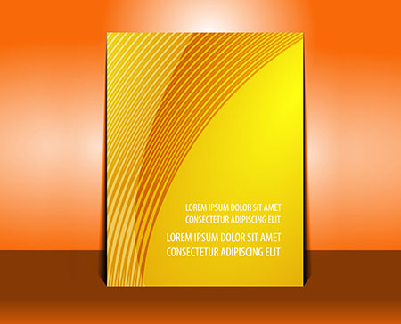 Flyer graphic design elegant of business background