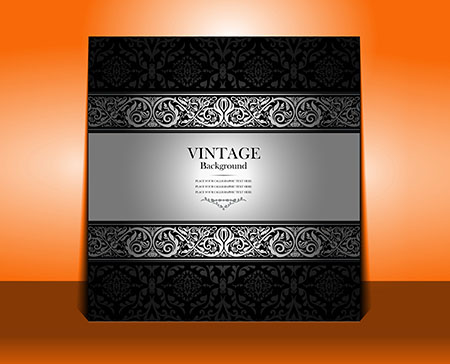 Flyer graphic design elegant of business background
