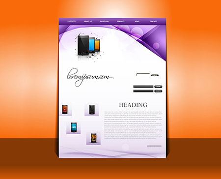 Flyer graphic design elegant of business background